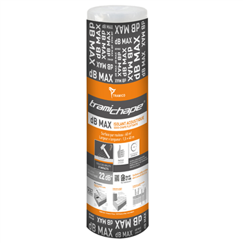 Isolant acoustique sous-chape flottante - Tramichape DB Max 4.5 mm - 1,50 M x 40 M