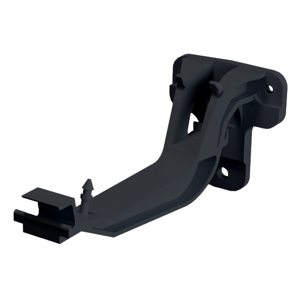 Crochet de fixation invisible MEP RVC pour gouttière moulurée La Réversible - PVC