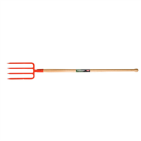 Fourche-bêche Polet à douille et 4 dents, tête de 300 x 180 mm - 115 cm