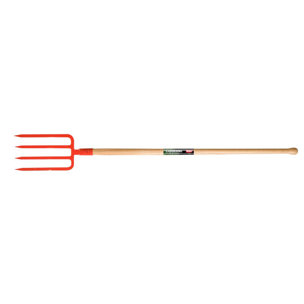 Fourche-bêche Polet à douille et 4 dents, tête de 300 x 180 mm - 115 cm