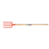 Fourche-bêche Polet à douille et 4 dents, tête de 300 x 180 mm - 115 cm