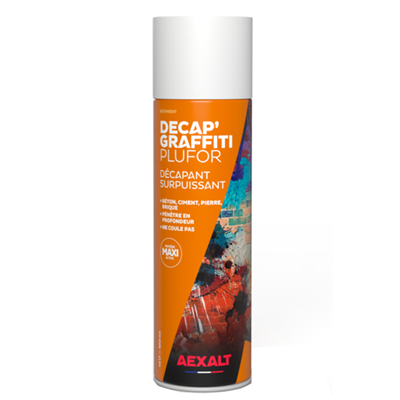Décapant surpuissant pour graffitis - Decap'Graffiti Aexalt - aérosol de 650 ml