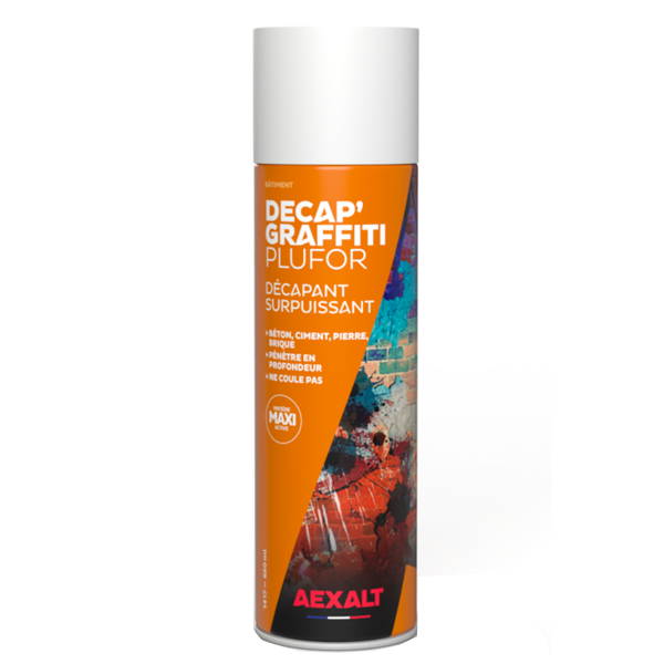 Décapant surpuissant pour graffitis - Decap'Graffiti Aexalt - aérosol de 650 ml