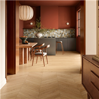 Carrelage chevron bois pour sol et mur intérieur - Authentic Wild Artful - 55 x 10 cm - ép. 7 mm