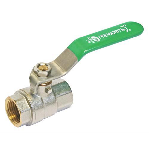 Vanne à sphère NF Double Femelle 1/2" Passage intégral Poignée plate