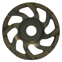 Plateau diamant ponçage béton et époxy - PNZ125 Diam Industries Ø125mm Alésage 22,23mm