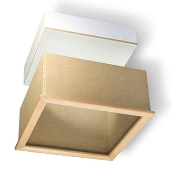 Trappe de visite isolée en bois pour combles H Plus - R = 2,60 m².K/W - passage 390 x 490 MM - rehausse 320,0 MM