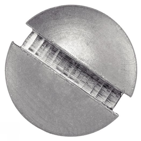 Vis à métaux tête fraisée fendue inox A2 DIN 963 ISO 2009 M04x10 - boîte de 200