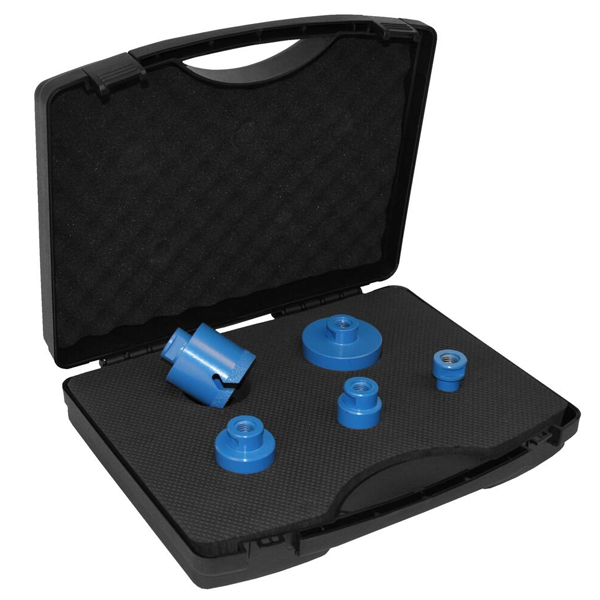 Coffret perçage SX2500 Diam Industries M14 pour carrelage - Couronnes Ø 20-35-45-55-68 mm