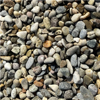 Gravier alluvionnaire roulé lavé pour béton ou drainage - granulométrie 11,2/22,4 mm - godet de 1 m³