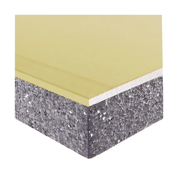 Doublage isolant haute dureté Prégymax Dur BA13+100 MM - R = 3,40 m².K/W - 2,60 M x 1,20 M