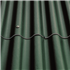 Plaque ondulée 6 ondes en fibres-ciment - Couverture et Façade - P06 Coloronde FR - 1585 x 1095 mm - Vert foncé