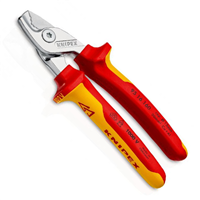 Pince coupe-câbles rigides et multibrins - StepCut Knipex - Isolée 1000V - Longueur 160 mm