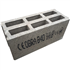 Bloc béton rectifié à emboîtement Obra - résistance mécanique B40 - 500 x 200 x 250 mm - 3 parois et 6 trous