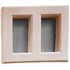 Claustra d'aération en Quartz Terrazo et Marbre avec grille en inox - 155,00 MM x 130 MM - couleur Provence