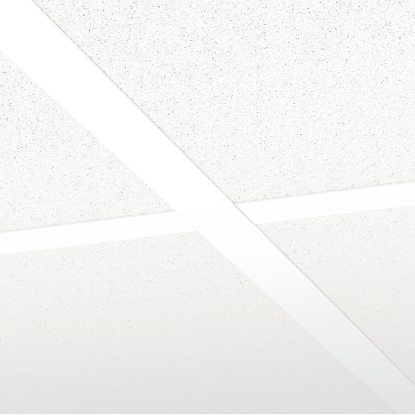 Profilé porteur T24 blanc Connect C3 pour Ecophon Hygiene Performance - Longueur 3,70 m