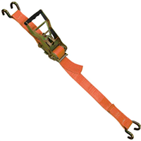 Sangle arrimage extérieur avec tendeur à cliquet inversé et 2 crochets - TMU 2500 kg - 50 mm - 9 mètres