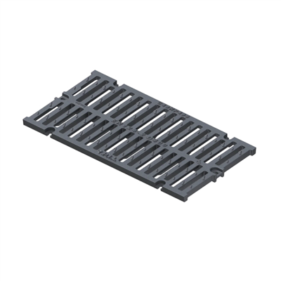 Grille caniveau fonte PMR verrouillée sans cadre D400 - 750,0 mm x 600,0 mm - P.I.L