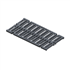 Grille caniveau fonte PMR verrouillée sans cadre D400 - 750,0 mm x 300,0 mm - P.I.L