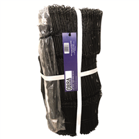 Lien à boucle acier recuit Obra - Longueur 120 mm Ø 1.1 mm - Lot 3000 liens avec lieur inclus