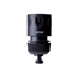 Raccord rapide stop plastique pour tuyau arrosage Fitt - Diamètre 15 mm - Mono-matière - Noir