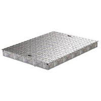 TAMPON SEUL TELECOM ACIER GALVA TOLE LARMEE TYPE L1T