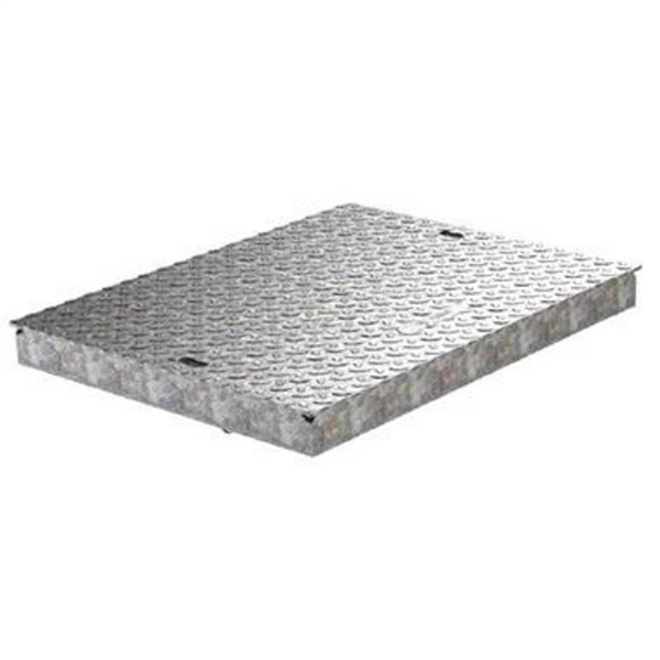 TAMPON SEUL TELECOM ACIER GALVA TOLE LARMEE TYPE L1T