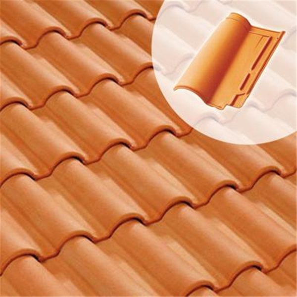 Tuile grand moule du sud en terre cuite - Romane Évolution - 42,8 x 28,7 cm - Rose charentais