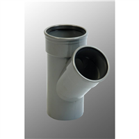 CULOTTE PVC CR8 MALE FEMELLE FEMELLE 45° 250X250 ASSAINISSEMENT A JOINT