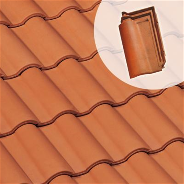 Tuile en terre cuite Gallo Romane (GL601) Monier - Rouge