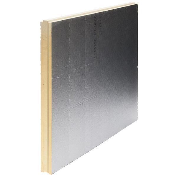 Panneau isolant pour murs extérieurs - IKO enertherm ALU 50 TG - R=3,70 m².K/W - 1200,0 MM x 600 MM - ép.82 MM