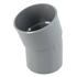 Coude PVC à coller 20° Mâle/Femelle Diamètre 80 mm couleur gris