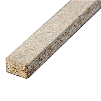 Semelle en aggloméré pour cloison alvéolaire Prégyfaylite 50 Siniat - 48 MM x 24,0 MM - longueur 2,03 M