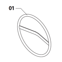 Volant de remplacement pour bétonnières Obra de 180 litres - vendu avec ses fixations