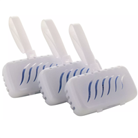 Bloc désodorisant et détartrant pour cuvette de WC - parfum Océan - lot de 3