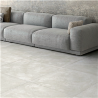 Carrelage intérieur effet béton en grès cérame émaillé - Touch - 71,0 cm x 71,0 cm - ép. 9,50 mm - Bianco