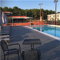 Lame de terrasse en bois composite Élégance finition lisse - Silvadec - 180 MM x 23,00 MM - longueur 4,00 M - Gris anthracite