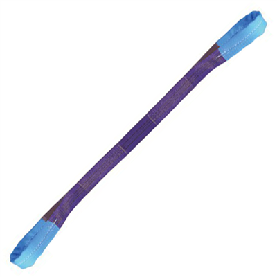 Elingue sangle double Levac 2 boucles plates CMU 1 tonne largeur 30 mm longueur 2.5 m