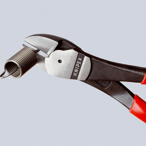 Pince coupante de côté à forte démultiplication Knipex - Longueur 180 mm - Poignées gainées
