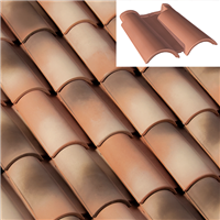 Double tuile Galléane 12 - grand moule fort galbe terre cuite - Silvacane littoral