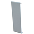 Jonction droite clipsable pour profilé de finition terrasse Jouplast - Haut. 140,00 mm - Larg. 30,0 mm - Gris aluminium