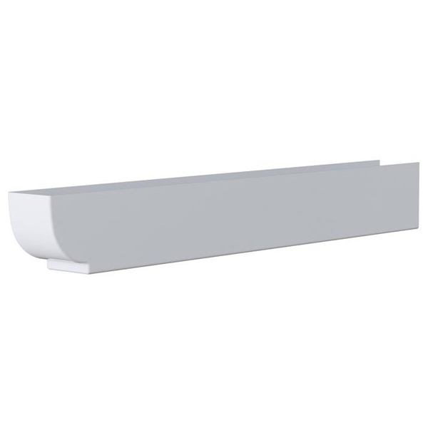 Protège-chevron MEP PC650B en PVC - coloris Blanc - 55 x 75 x 600 MM