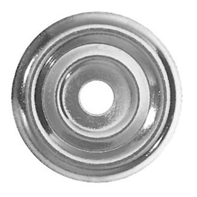 Rosace plate sanitaire Fischer RP diamètre 26 mm - boîte de 100