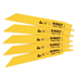 Lame de scie sabre bois et métal Dewalt DT2345-QZ BIM longueur 152 mm - lot de 5