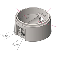 Fond regard EU PRO Ø800 - MULTI 5 entrées pour 200 PVC/FTE
