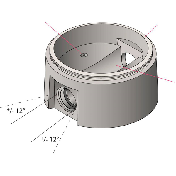 Fond regard EU PRO Ø800 - MULTI 5 entrées pour 200 PVC/FTE