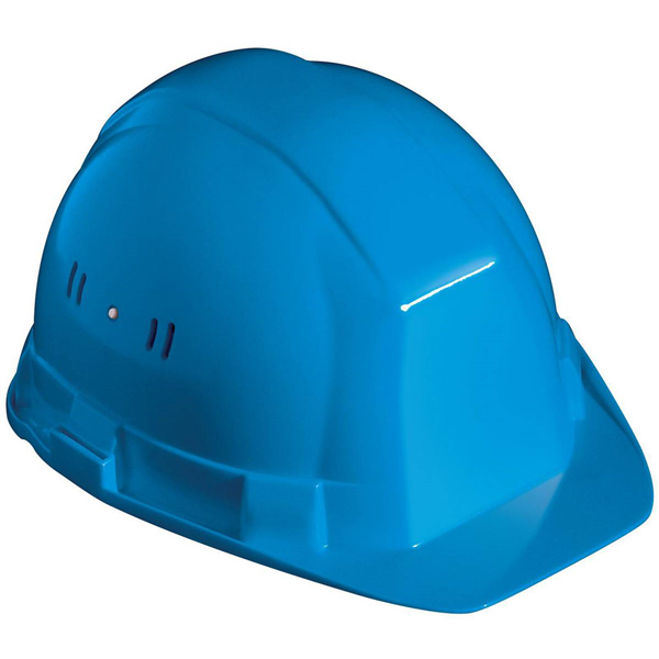 Casque de chantier Oceanic II Taliaplast coiffe PE à réglage standard Bleu