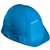 Casque de chantier Oceanic II Taliaplast coiffe PE à réglage standard Bleu