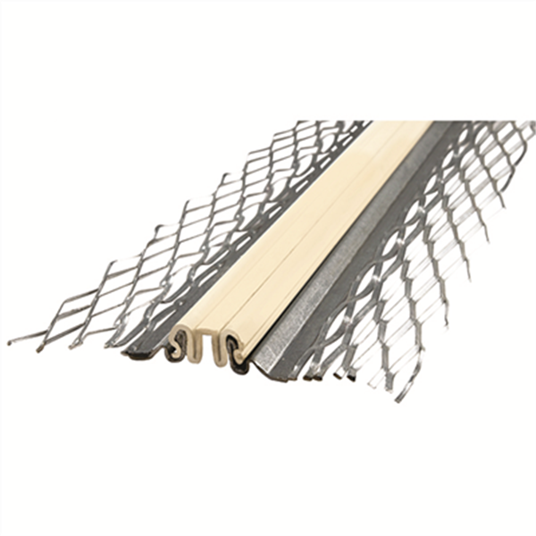 Joint de dilatation déployé avec joint PVC ORNÉA - Naturel - Long.3 M