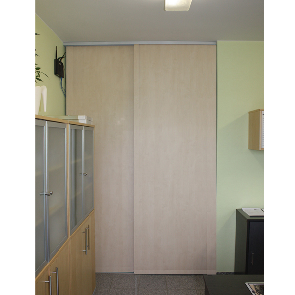 Ensemble pour porte coulissante Mantion 72/200A - laqué blanc - longueur 2 m